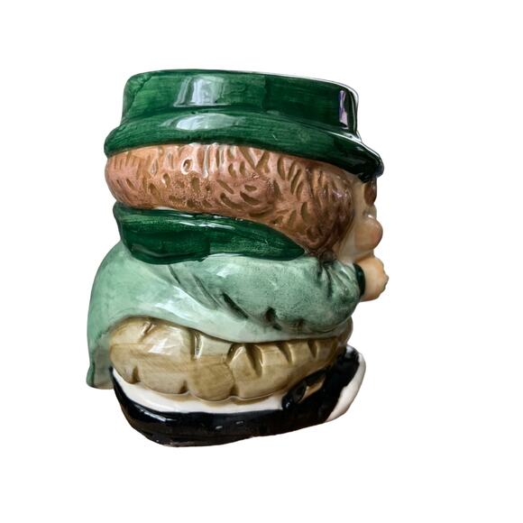 Vintage Holland Floral Inc 1993 Leprechaun with Pipe Planter 1990s - Picture 4 of 7